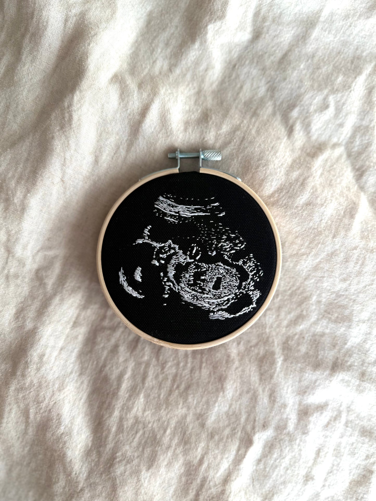 Hand Embroidered Ultrasound