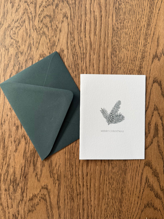 Merry Christmas Card (Green)